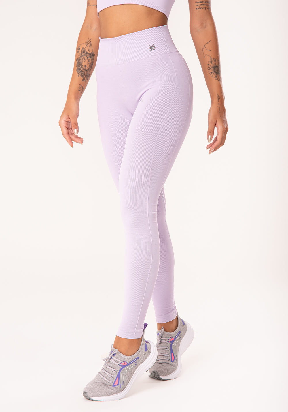 Legging Fitness Feminina Lilás Seamless Dlk