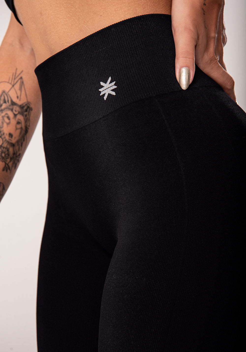 Legging Fitness Feminina Preto Seamless Dlk