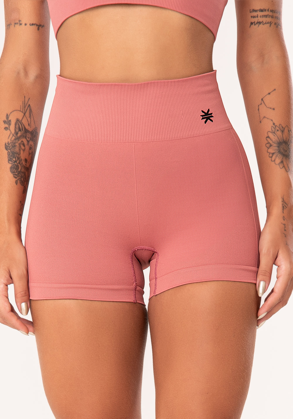 Short Fitness Feminino Goiaba Seamless Dlk