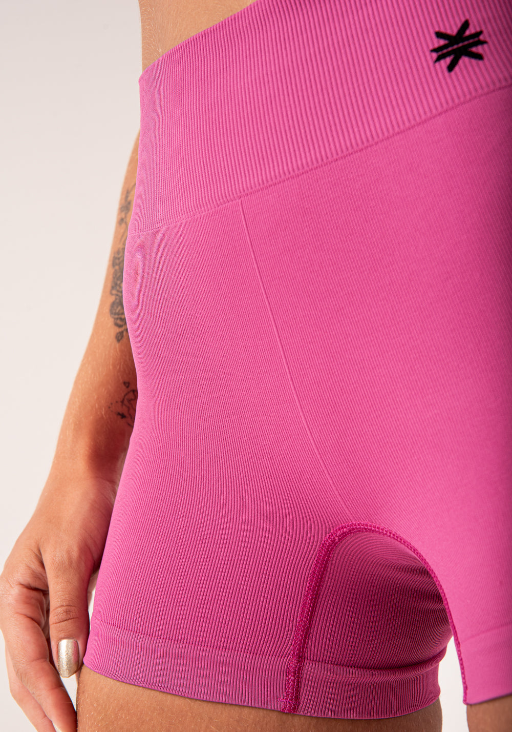 Short Fitness Feminino Rosa Seamless Dlk