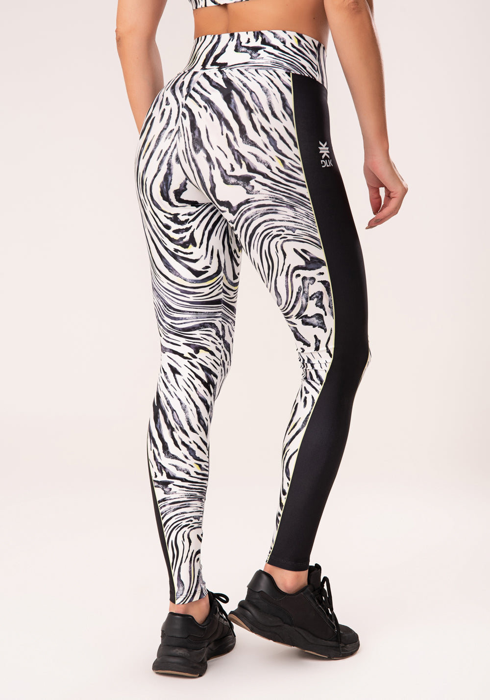 Legging Fitness Feminina Estampada Animal Print Verde Neon Printed Dlk