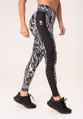 Legging Fitness Feminina Estampada Animal Print Neon Laranja Printed Dlk