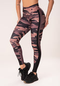 Legging Fitness Feminina Estampada Camuflado Terra Printed Dlk