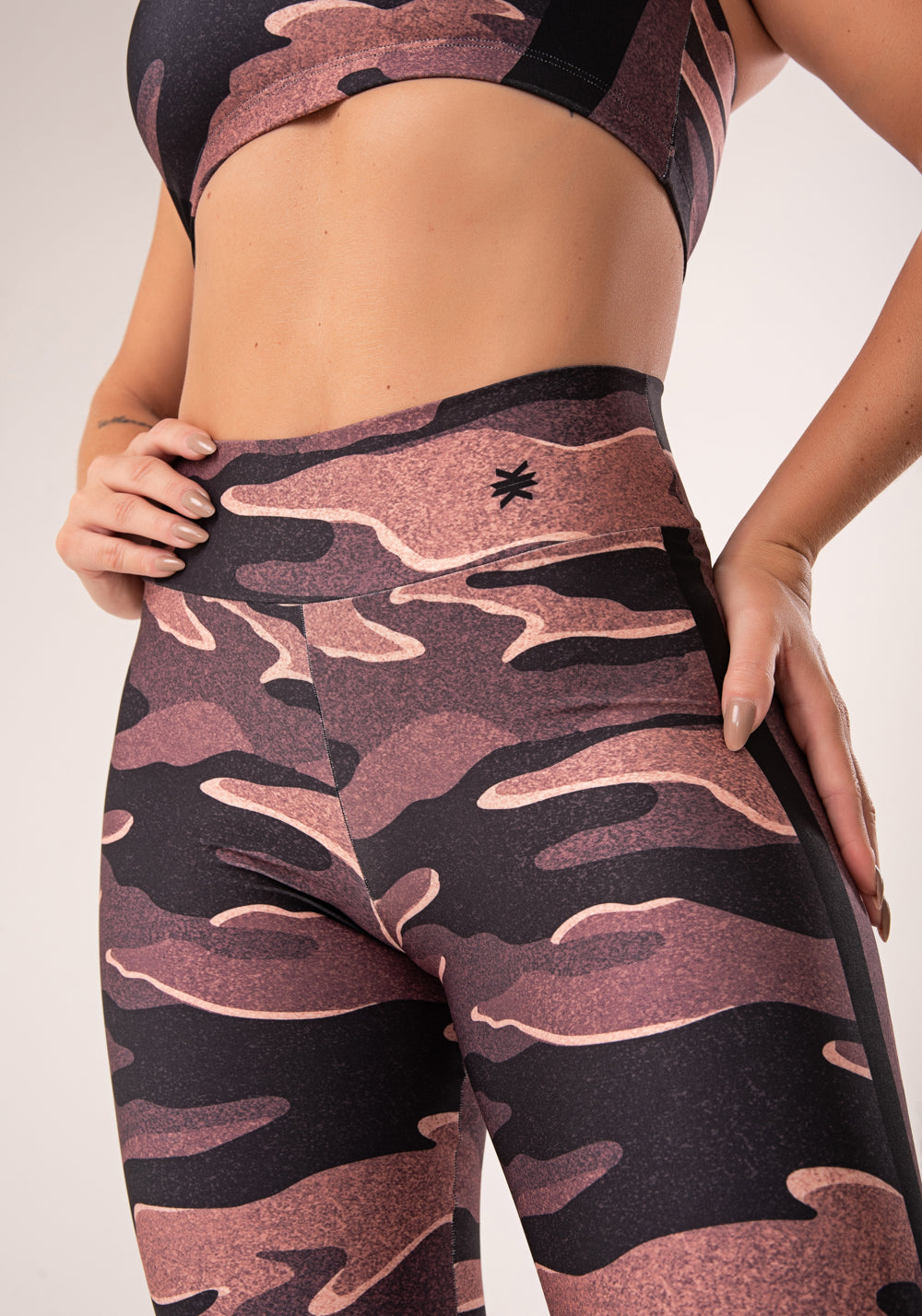 Legging Fitness Feminina Estampada Camuflado Terra Printed Dlk