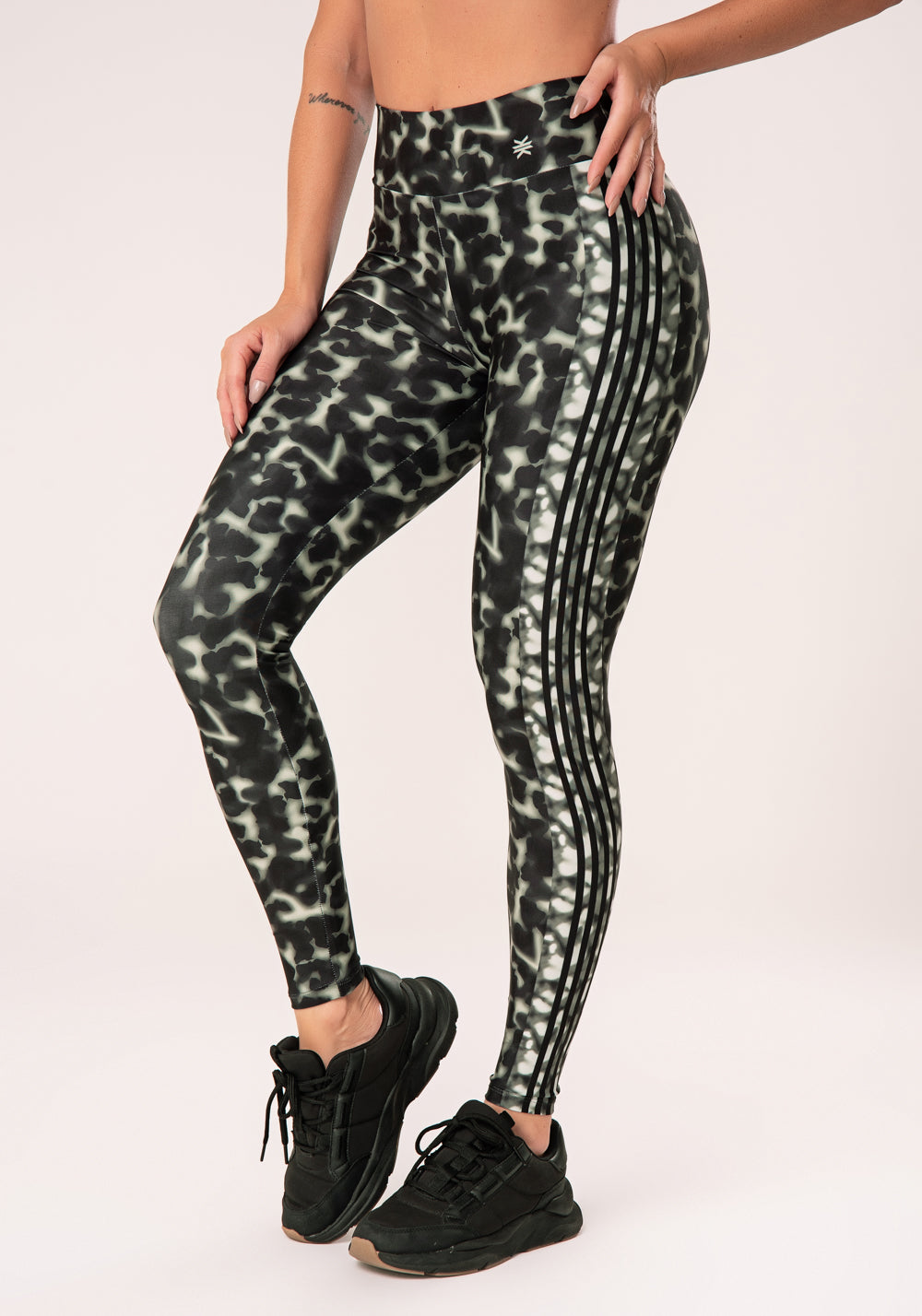 Legging Fitness Feminina Estampada Casco De Tartaruga Verde Printed Dlk