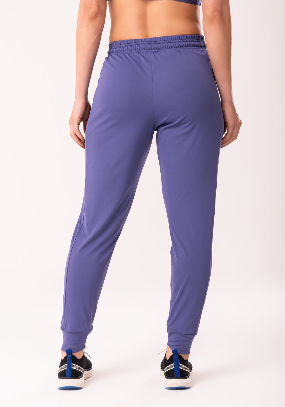 Calça Jogger Feminina Azul Com Bolso Flow Dlk