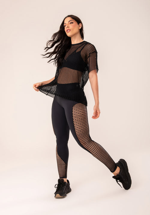 Blusa De Tela Feminina Preto Harmony Dlk