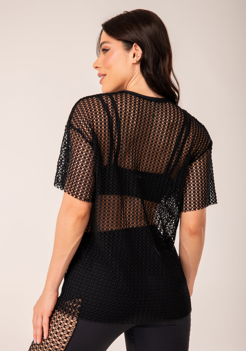 Blusa De Tela Feminina Preto Harmony Dlk