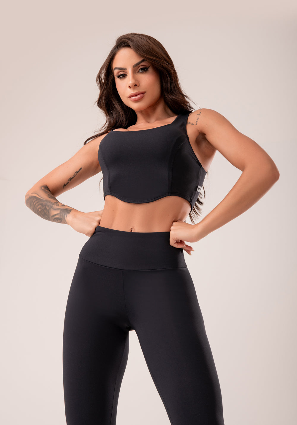 Top Corselet Feminino Preto Harmony Dlk