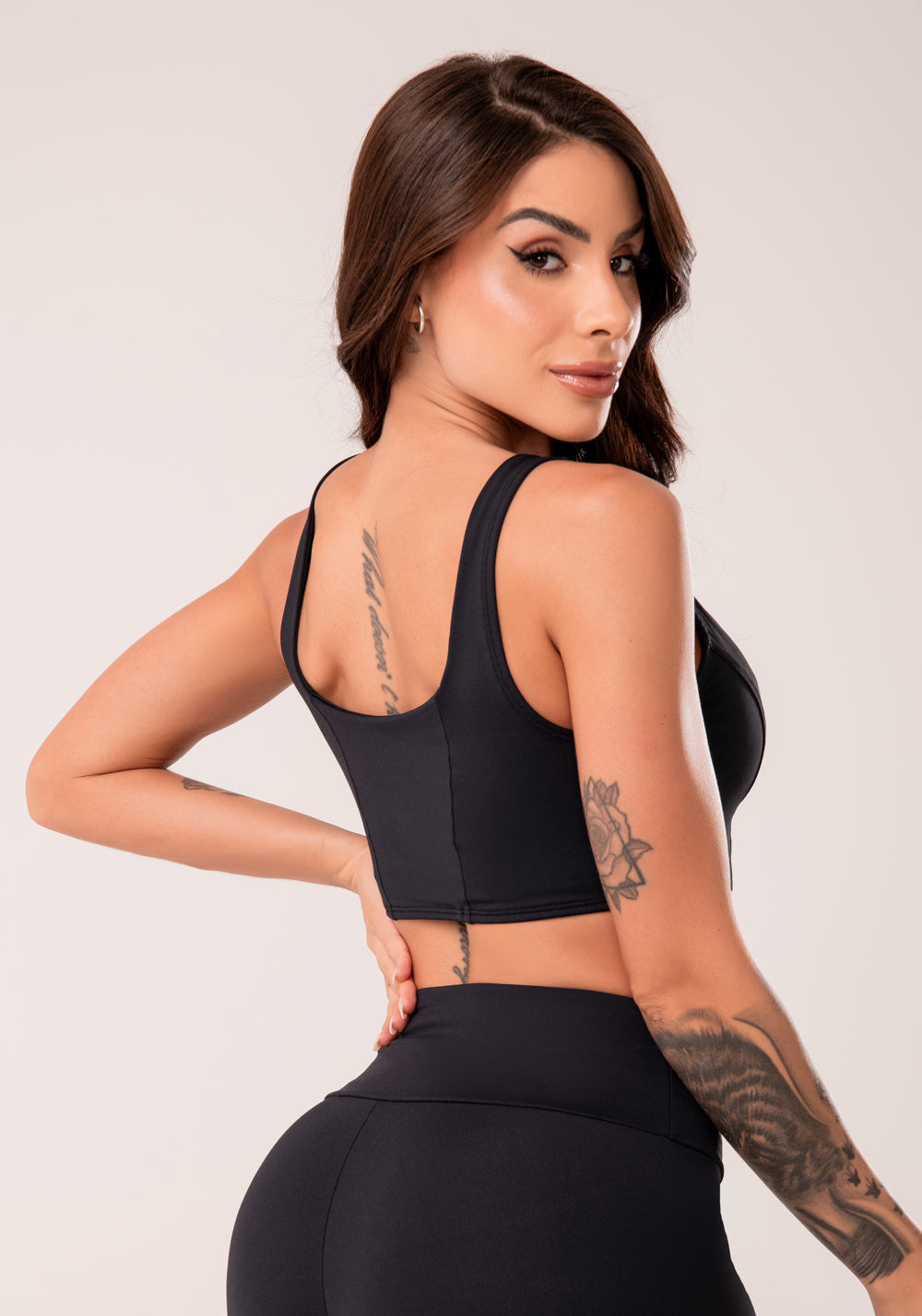 Top Corselet Feminino Preto Harmony Dlk