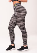 Legging Fitness Feminina Cinza Estampada Disruption Euphoria Dlk