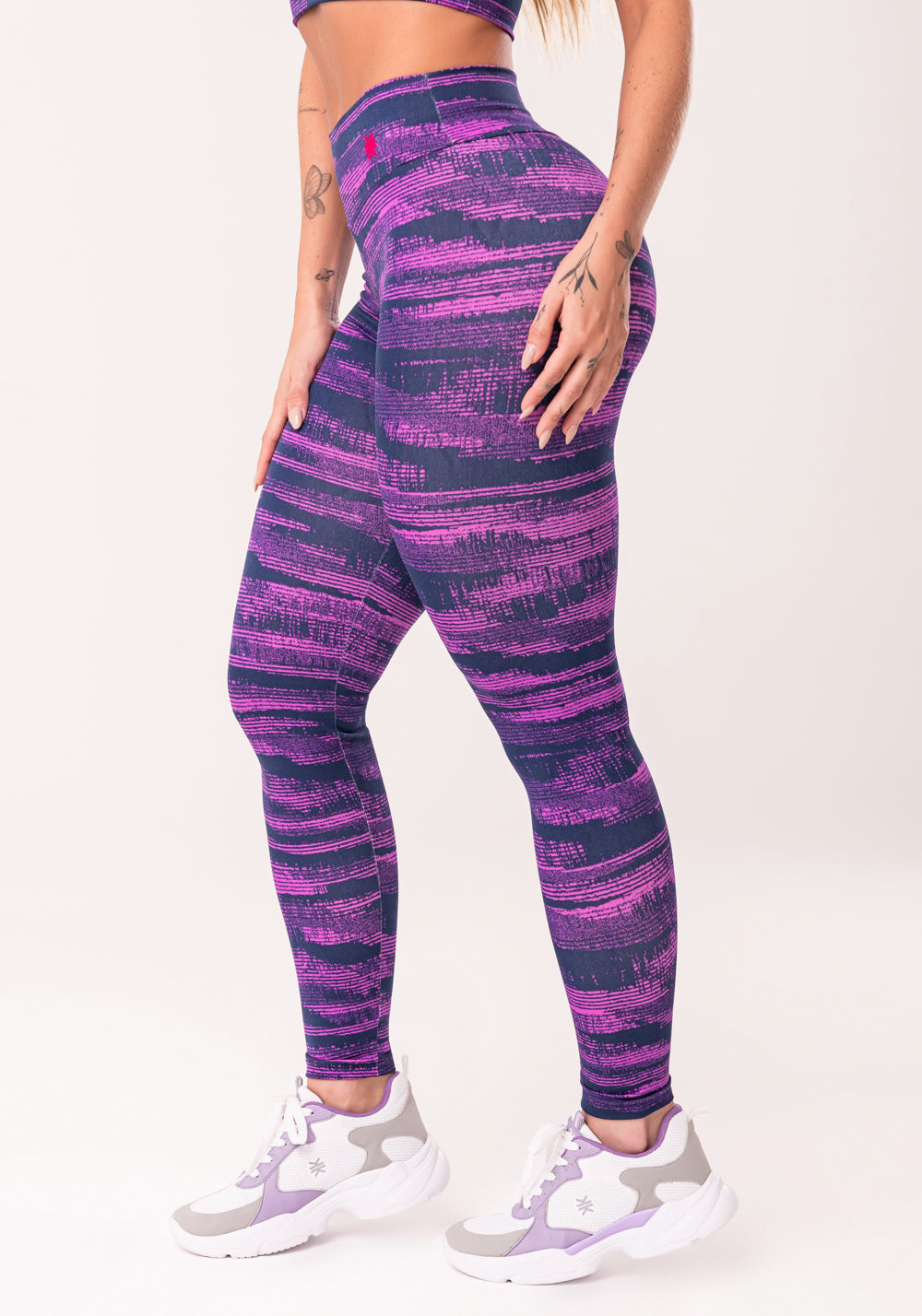 Legging Fitness Feminina Pink Estampada Disruption Euphoria Dlk