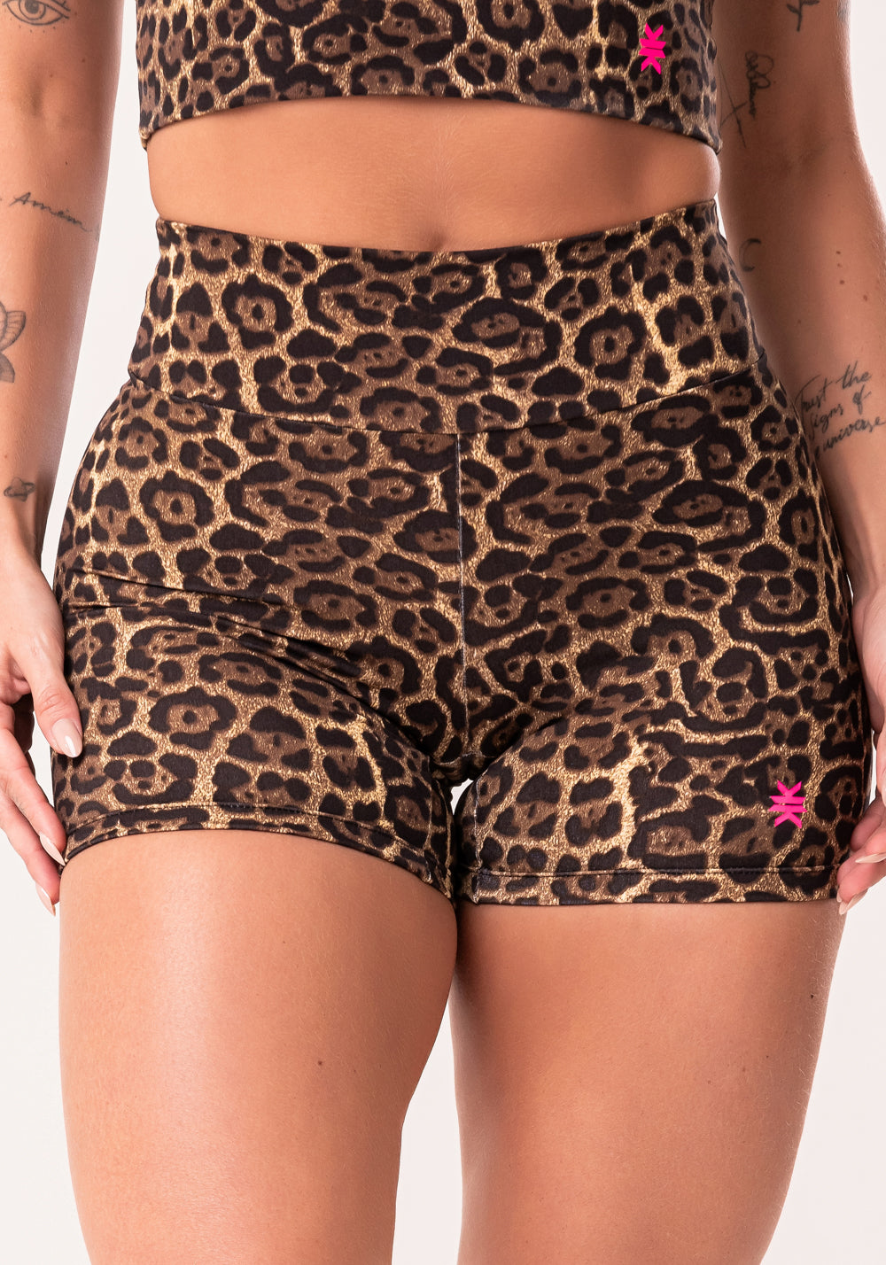 Short Fitness Feminino Estampado Jaguar Euphoria Dlk