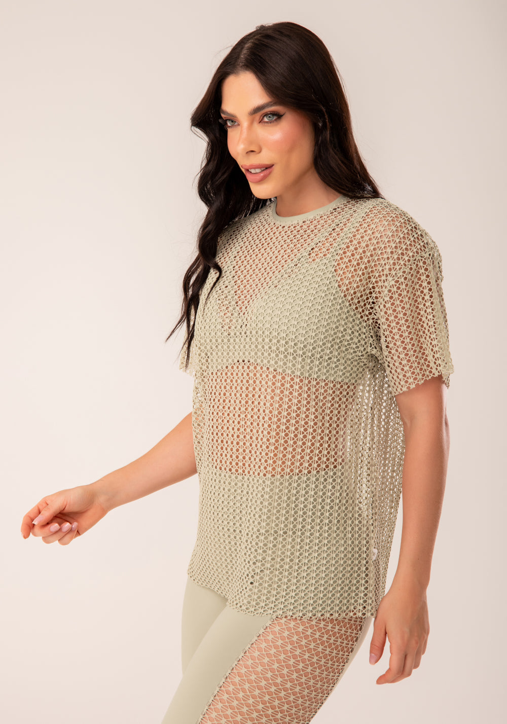 Blusa De Tela Feminina Oliva Harmony Dlk