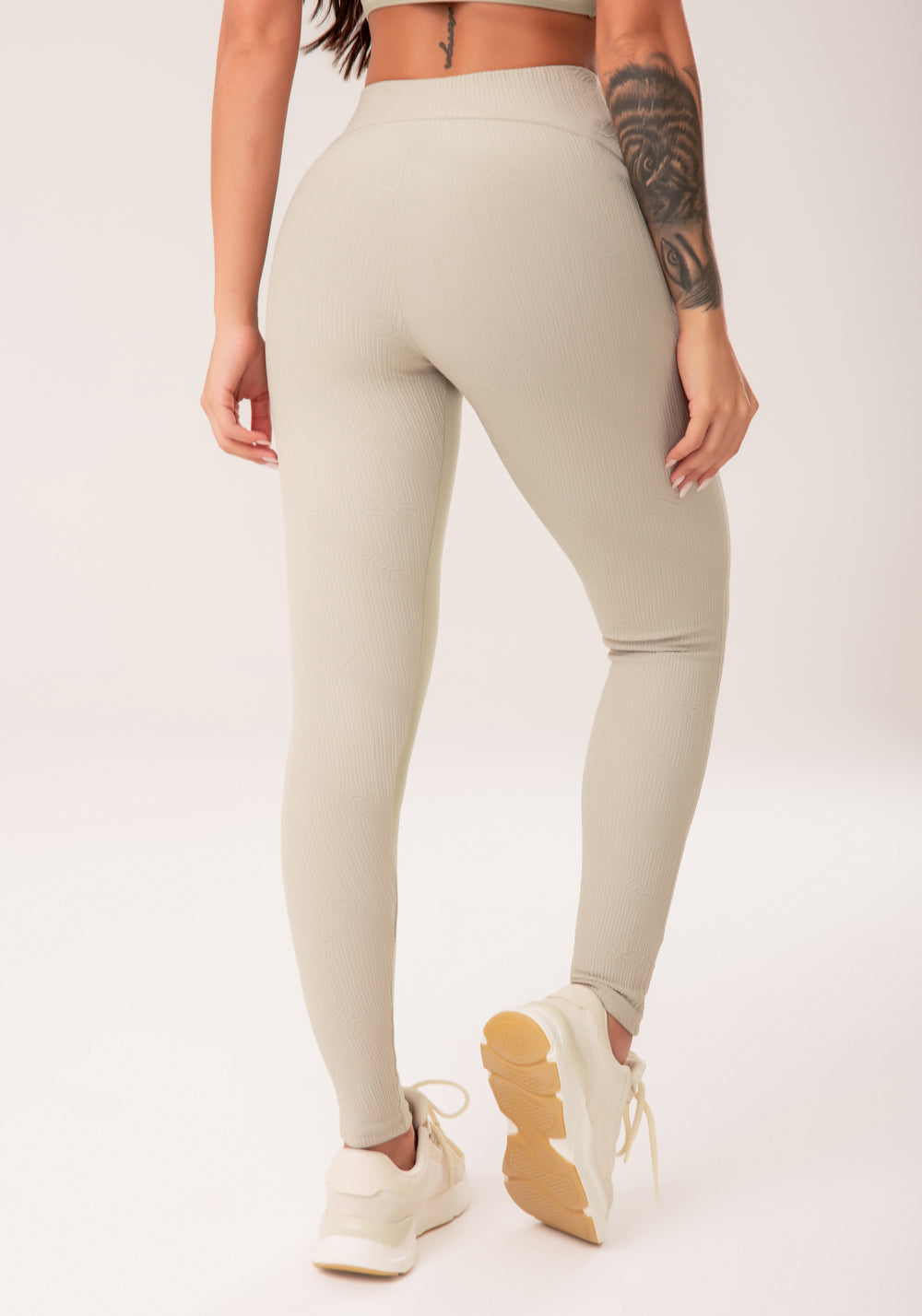 Legging Fitness Feminina Oliva Cós Transpassado Harmony Dlk