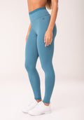 Legging Fitness Feminina Azul Com Elástico Oasis Dlk