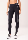 Legging Fitness Feminina Preto Com Pesponto Oasis Dlk