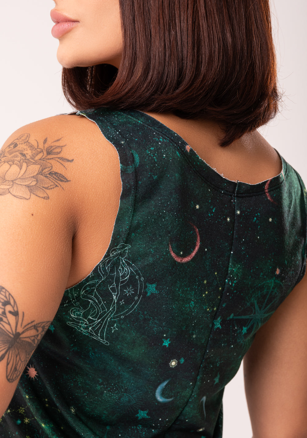 Cropped Feminino Moletinho Estampado Signo Virgem Dlk