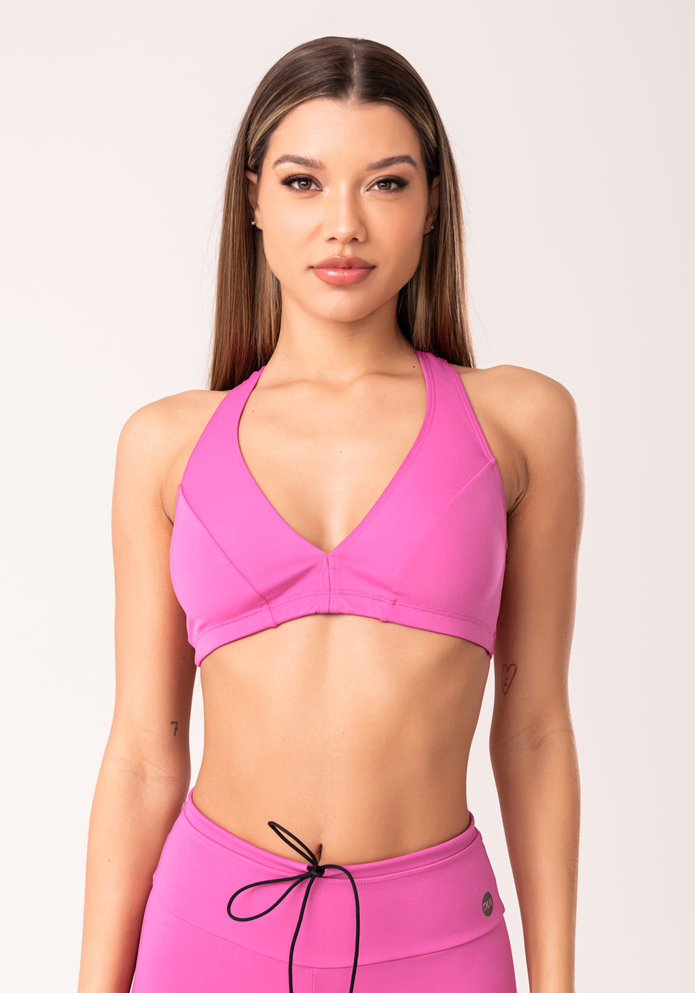 Top Fitness Feminino Nadador Rosa Fúcsia Oasis Dlk