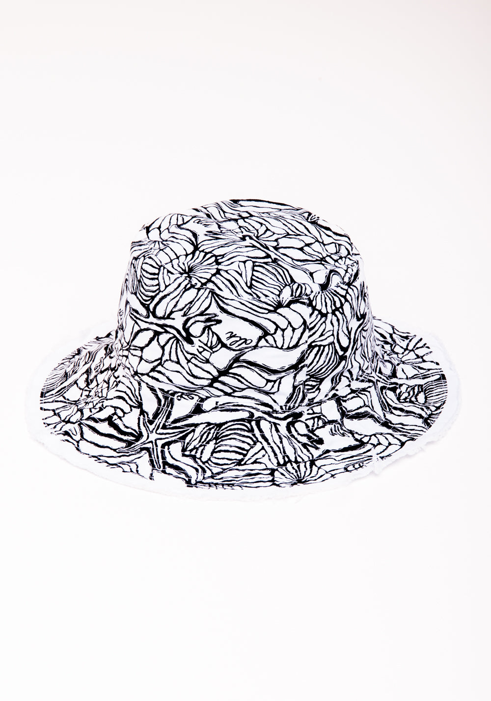 Chapéu Bucket Dupla Face Maré Cheia Branco Al Mare Dlk