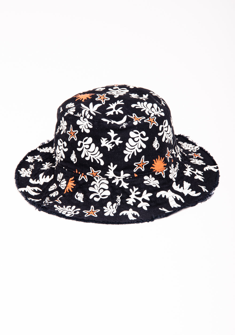 Chapéu Bucket Dupla Face Aurora Tropical Preto Al Mare Dlk