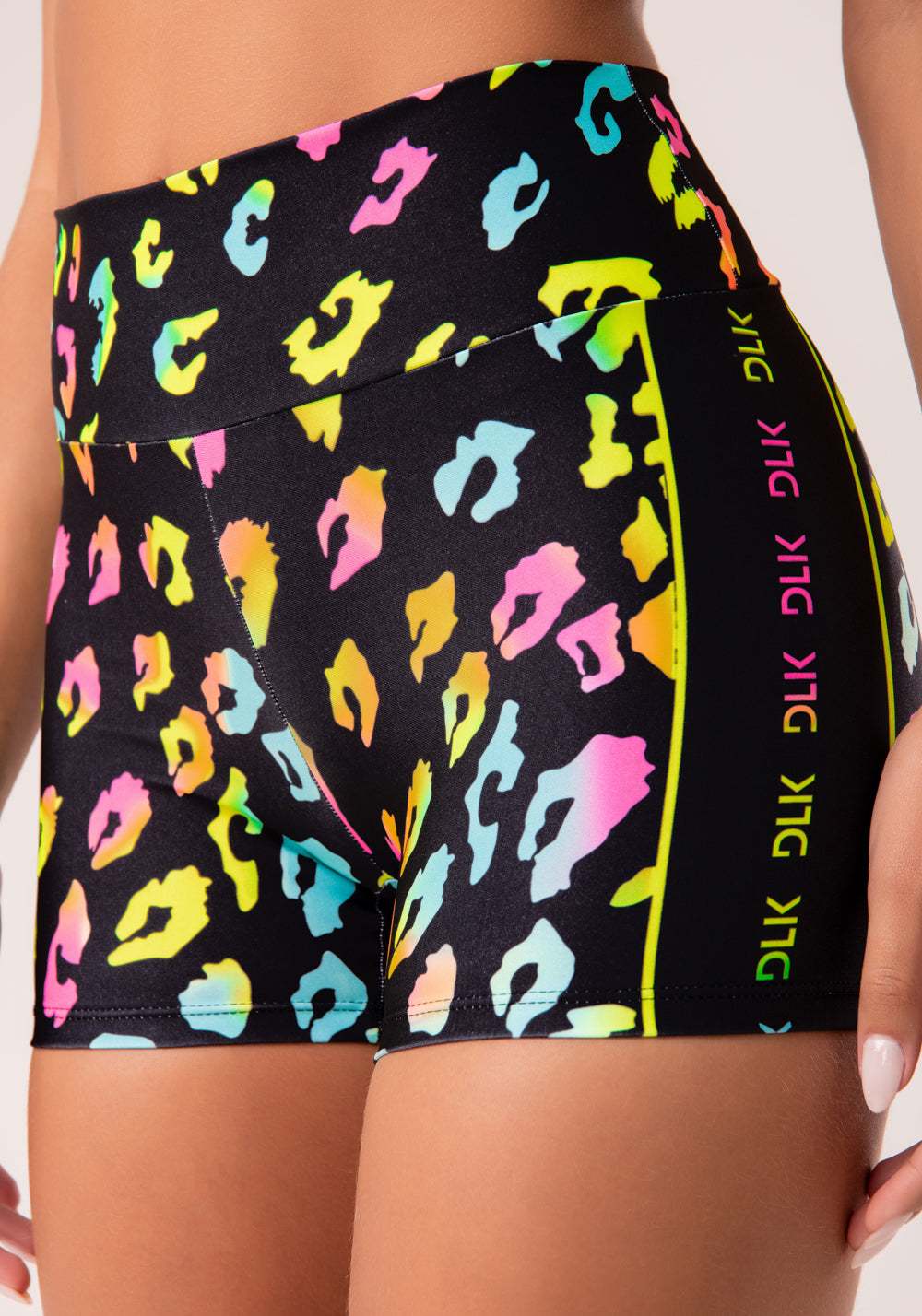 Short Fitness Feminino Estampado Neon Euphoric Printed Dlk