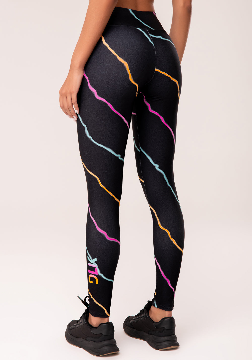 Legging Fitness Feminina Estampada Neon Energetic Printed Dlk