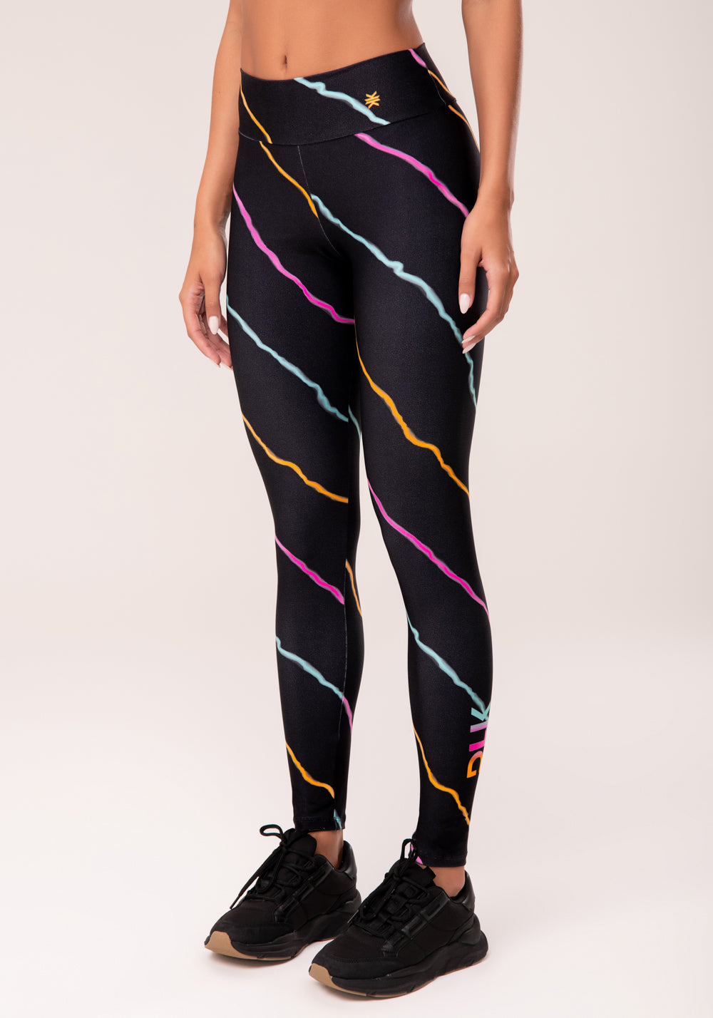 Legging Fitness Feminina Estampada Neon Energetic Printed Dlk
