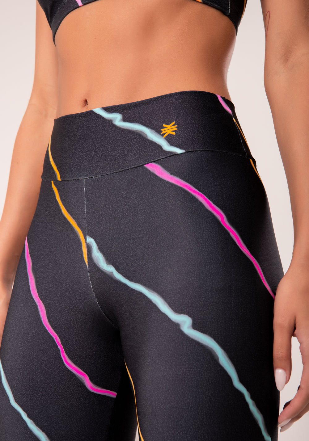 Legging Fitness Feminina Estampada Neon Energetic Printed Dlk
