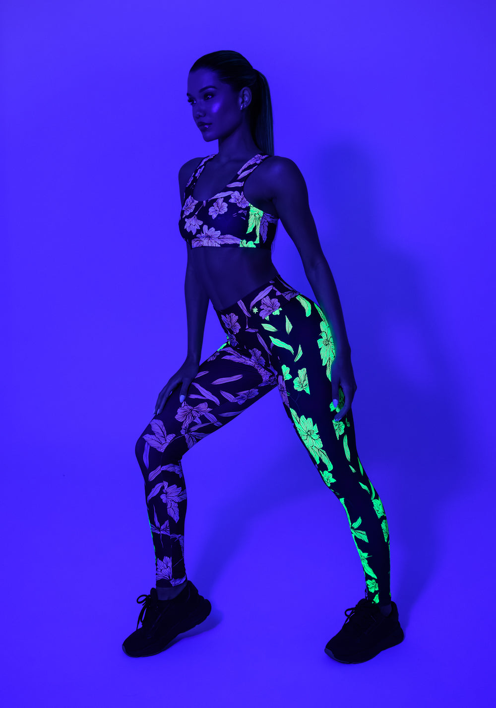 Legging Fitness Feminina Estampada Neon Paradise Printed Dlk