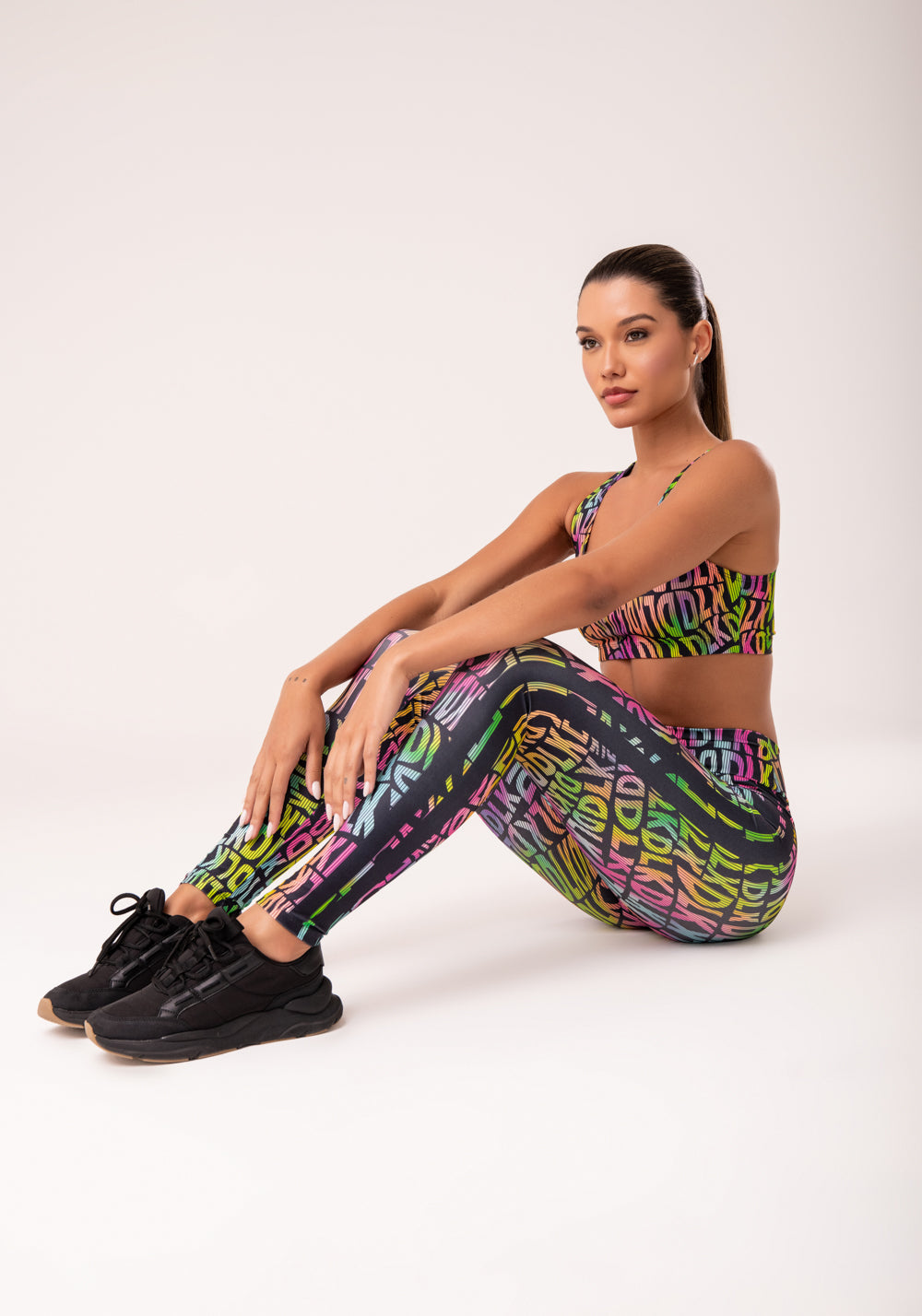 Legging Fitness Feminina Estampada Neon Utopia Printed Dlk