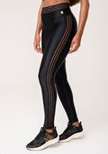 Legging Fitness Feminina Preto Com Elástico Lush Dlk