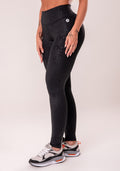 Legging Fitness Feminina Preto Logomania Reflections Dlk