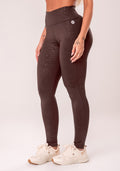 Legging Fitness Feminina Marrom Logomania Reflections Dlk