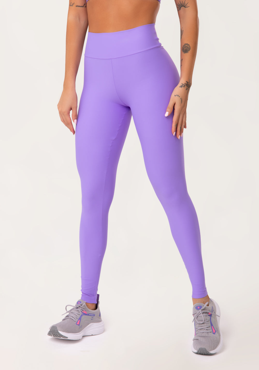 Legging Fitness Feminina Lavanda Aura Dlk