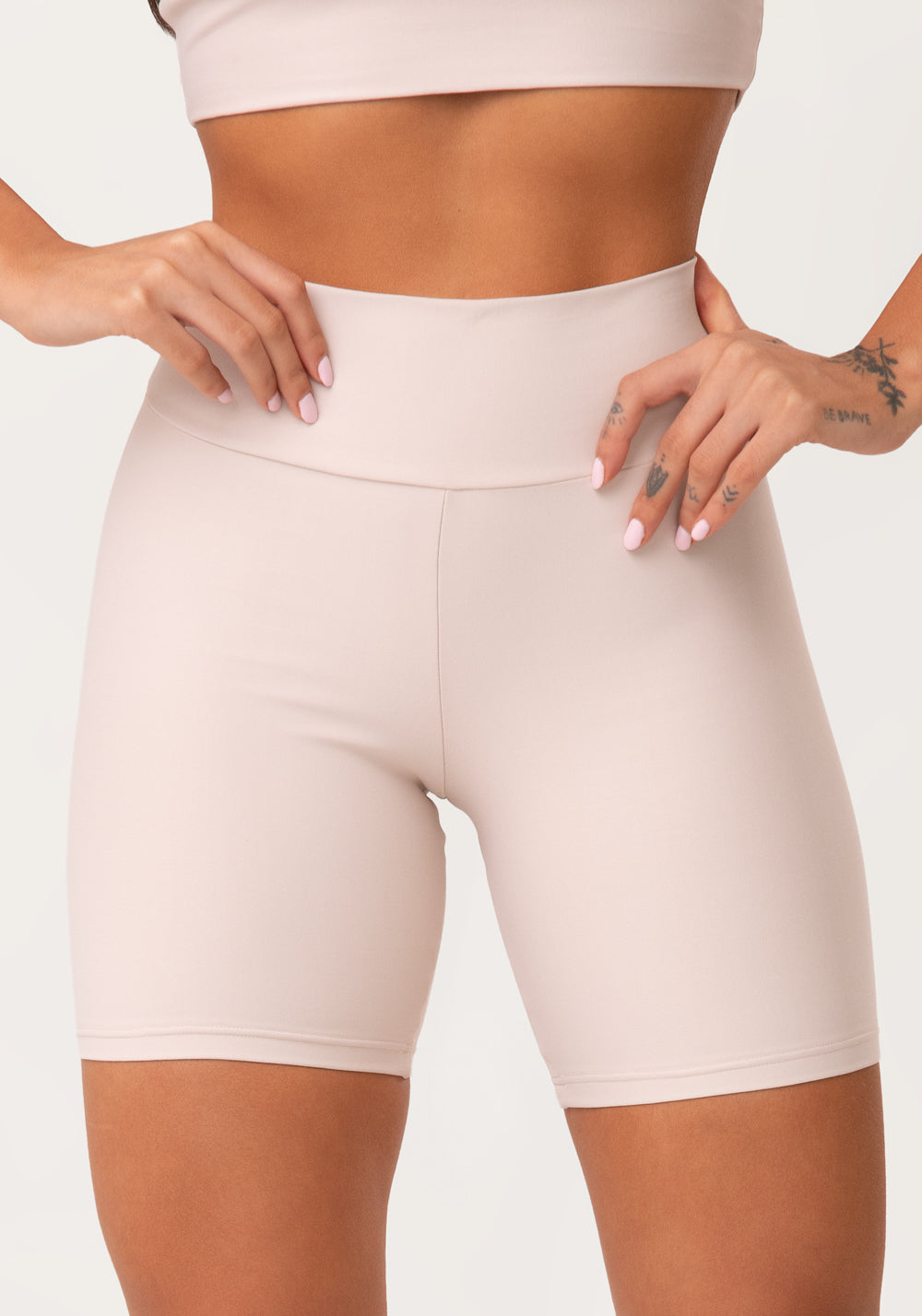 Bermuda Fitness Feminina Nude Aura Dlk