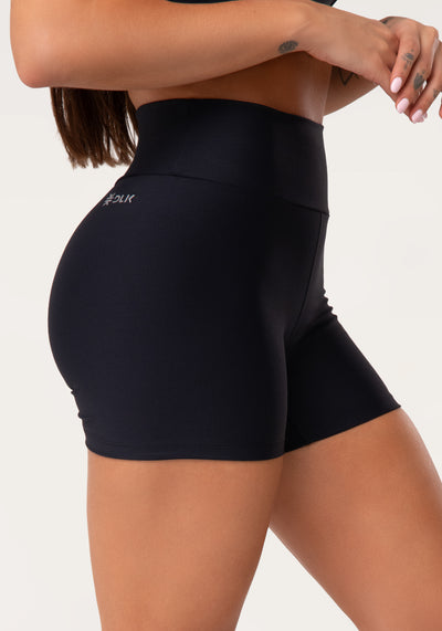 Short Fitness Feminino Preto Aura Dlk