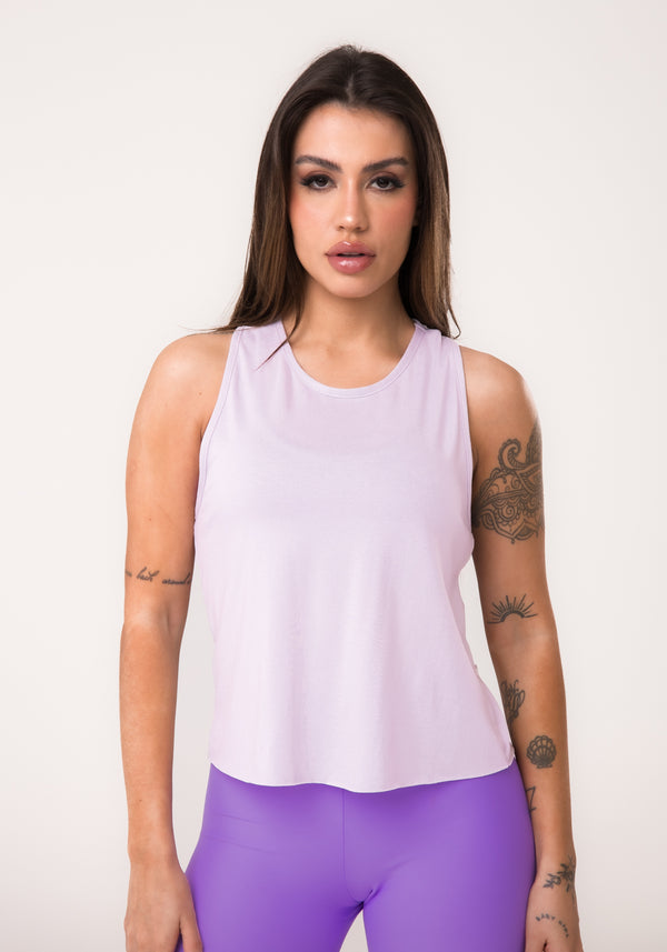 Cropped Feminino Lilás Aura Dlk