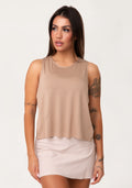 Cropped Fitness Feminino Capuccino Aura Dlk
