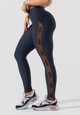 Legging Fitness Feminina Com Elástico Lateral Activity Dlk Grafite