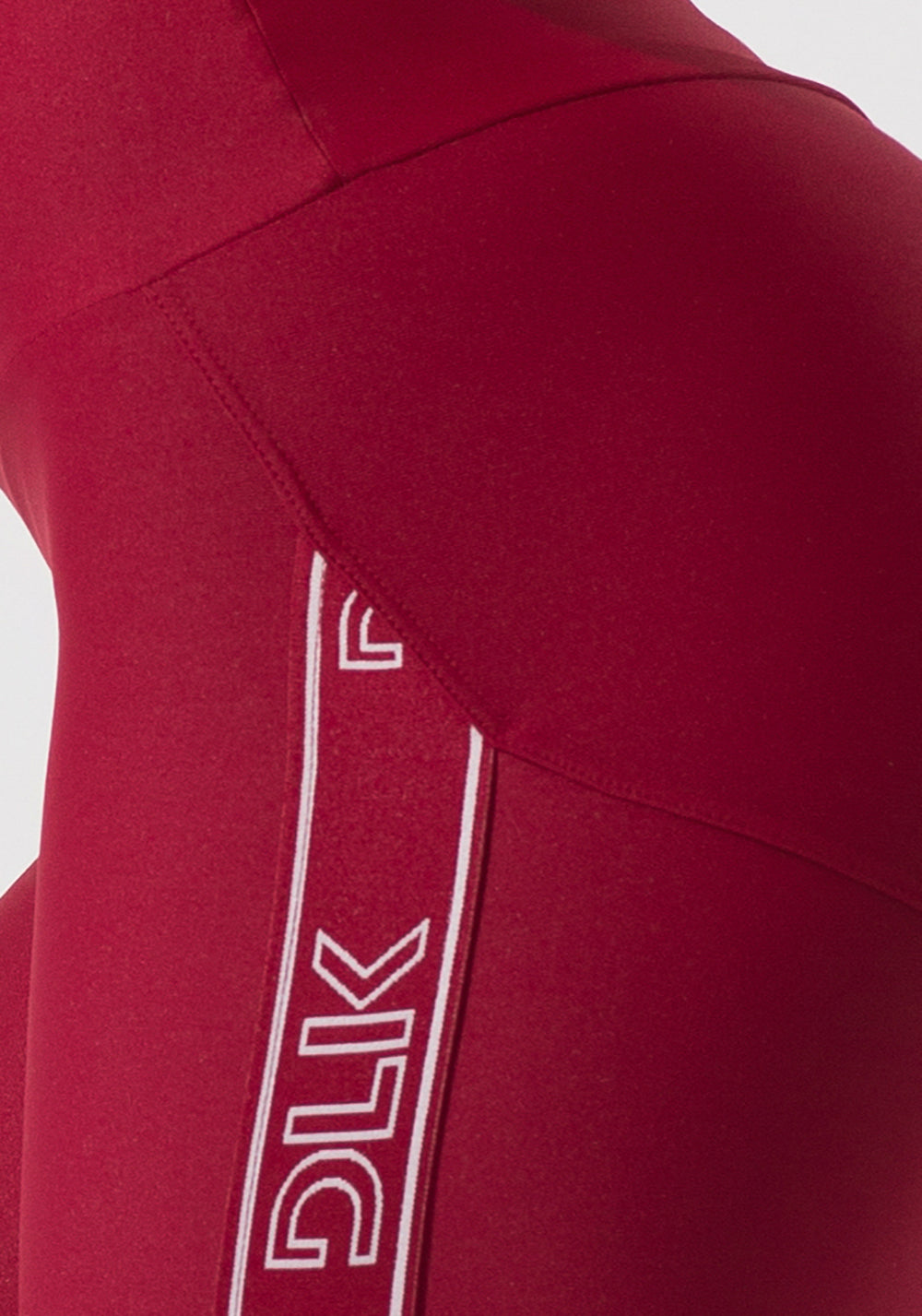 Legging Fitness Feminina Com Elástico Lateral Activity Dlk Vermelho Cereja