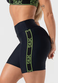 Bermuda Fitness Feminina Com Elástico Largo Lateral Activity Dlk Preto
