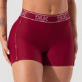 Short Fitness Feminino Com Elásticos No Cós E Na Lateral Activity Dlk Vermelho Cereja
