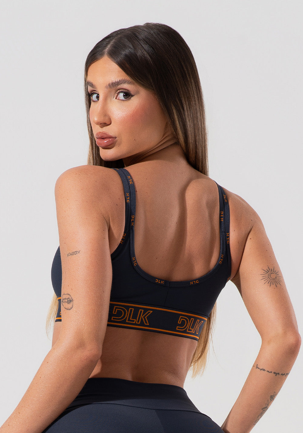 Top Fitness Feminino Com Bojo E Alças Duplas De Elástico Activity Dlk Grafite