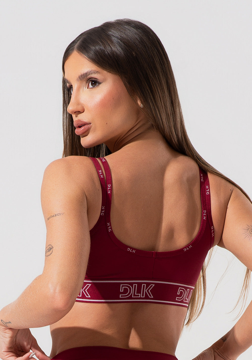 Top Fitness Feminino Com Bojo E Alças Duplas De Elástico Activity Dlk Vermelho Cereja