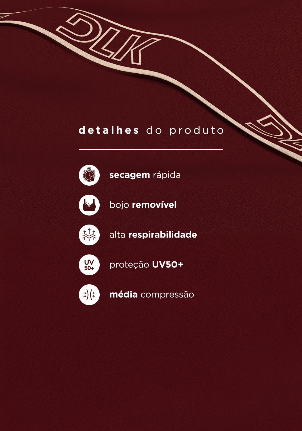 Top Fitness Feminino Com Bojo E Alças Duplas De Elástico Activity Dlk Vermelho Cereja