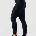 Legging Fitness Feminina Com Elásticos No Cós E Na Lateral Activity Dlk Preto