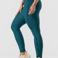 Legging Fitness Feminina Com Elásticos No Cós E Na Lateral Activity Dlk Verde