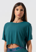 Cropped Feminino Com Elástico Nas Costas Activity Dlk Verde