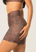 Bermuda Fitness Feminina Estampada Croco Animal Printed Dlk